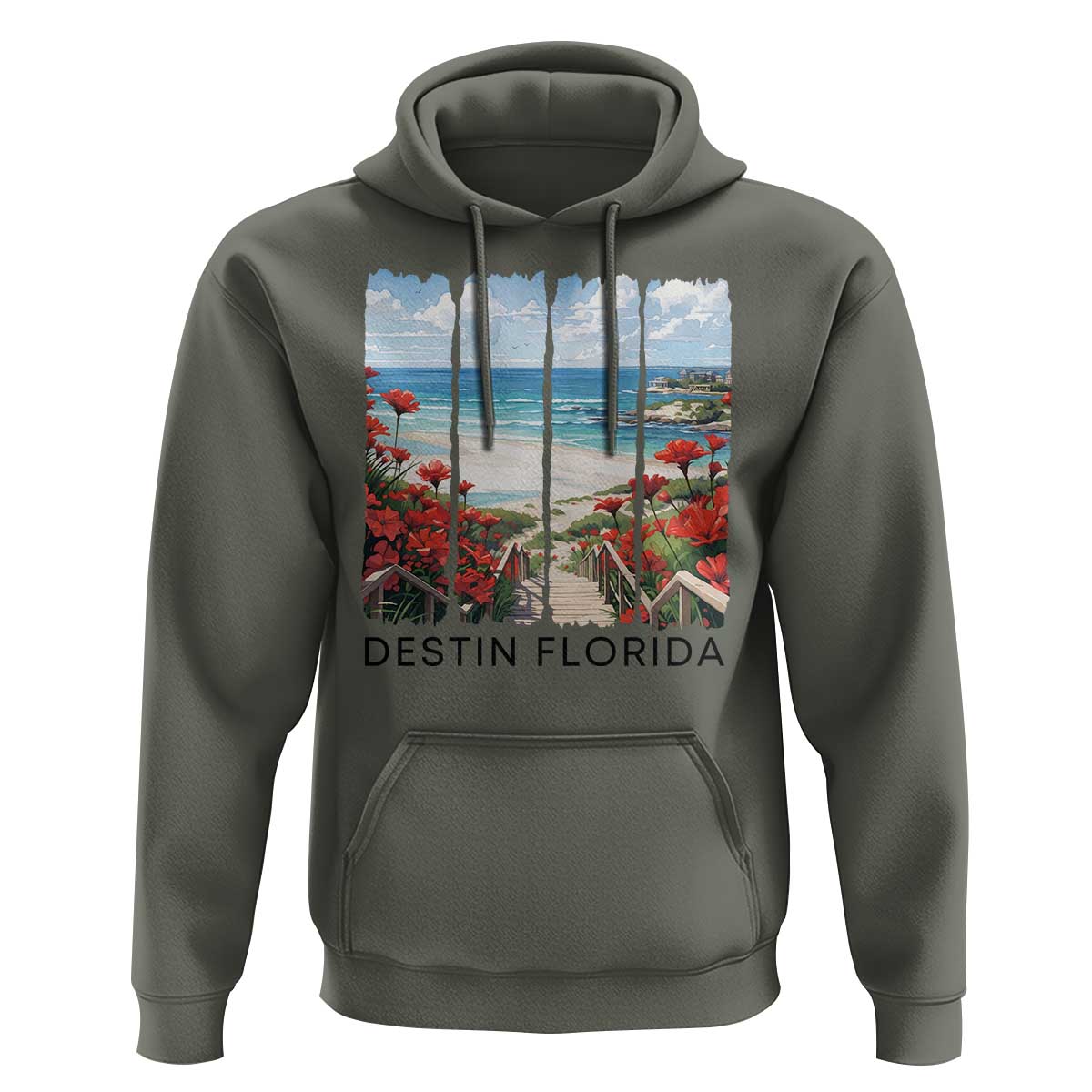Destin Florida Hoodie Summer Travel Beach Vacation Gift