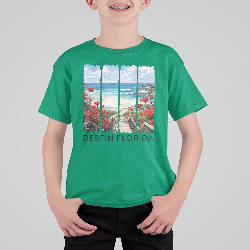 Destin Florida T Shirt For Kid Summer Travel Beach Vacation Gift