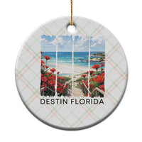 Destin Florida Ceramic Ornament Summer Travel Beach Vacation Gift