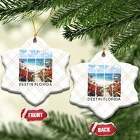Destin Florida Ceramic Ornament Summer Travel Beach Vacation Gift