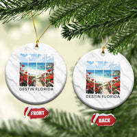 Destin Florida Ceramic Ornament Summer Travel Beach Vacation Gift