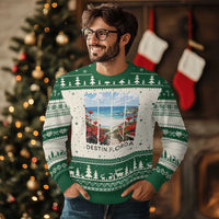 Destin Florida Ugly Christmas Sweater Summer Travel Beach Vacation Gift