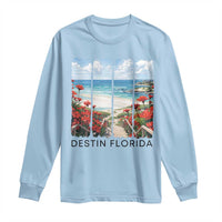 Destin Florida Long Sleeve Shirt Summer Travel Beach Vacation Gift