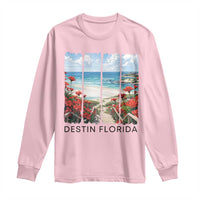 Destin Florida Long Sleeve Shirt Summer Travel Beach Vacation Gift