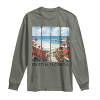 Destin Florida Long Sleeve Shirt Summer Travel Beach Vacation Gift