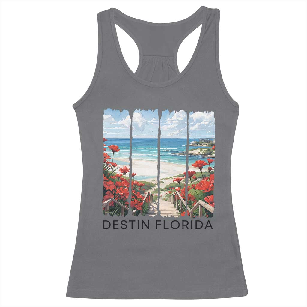 Destin Florida Racerback Tank Top Summer Travel Beach Vacation Gift