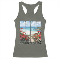 Destin Florida Racerback Tank Top Summer Travel Beach Vacation Gift