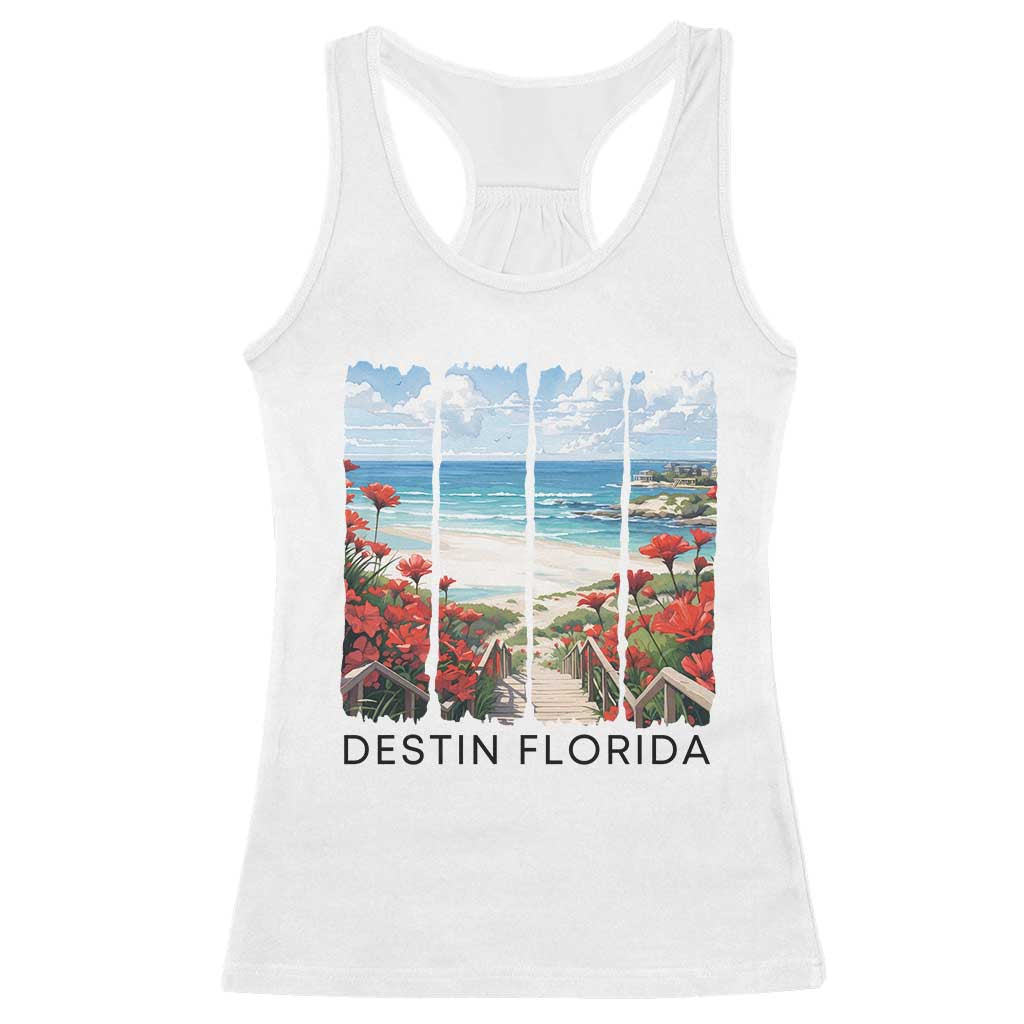 Destin Florida Racerback Tank Top Summer Travel Beach Vacation Gift