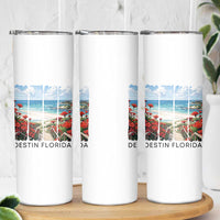Destin Florida Skinny Tumbler Summer Travel Beach Vacation Gift