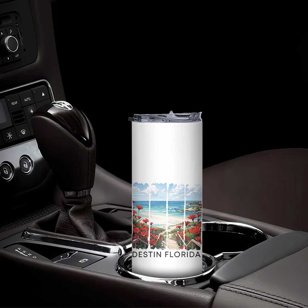 Destin Florida Skinny Tumbler Summer Travel Beach Vacation Gift