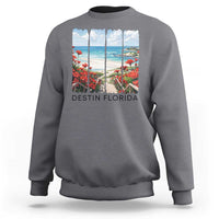 Destin Florida Sweatshirt Summer Travel Beach Vacation Gift