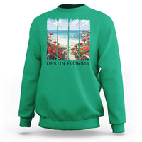 Destin Florida Sweatshirt Summer Travel Beach Vacation Gift