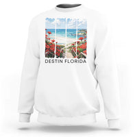 Destin Florida Sweatshirt Summer Travel Beach Vacation Gift