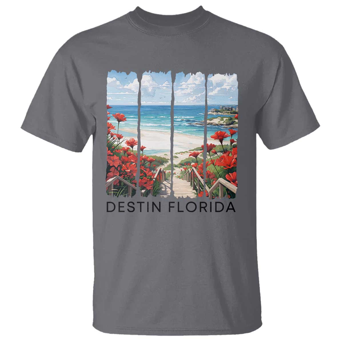 Destin Florida T Shirt Summer Travel Beach Vacation Gift