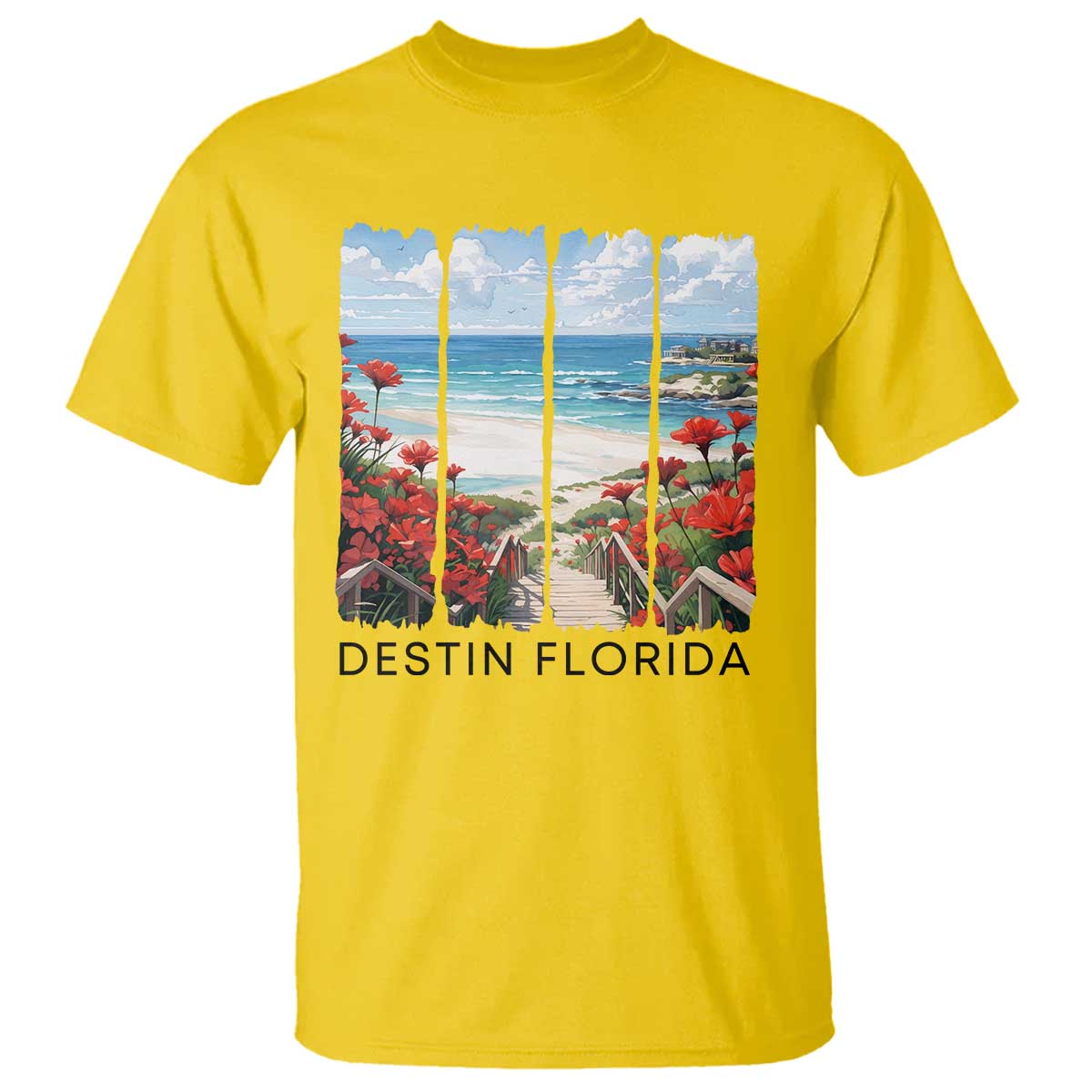 Destin Florida T Shirt Summer Travel Beach Vacation Gift