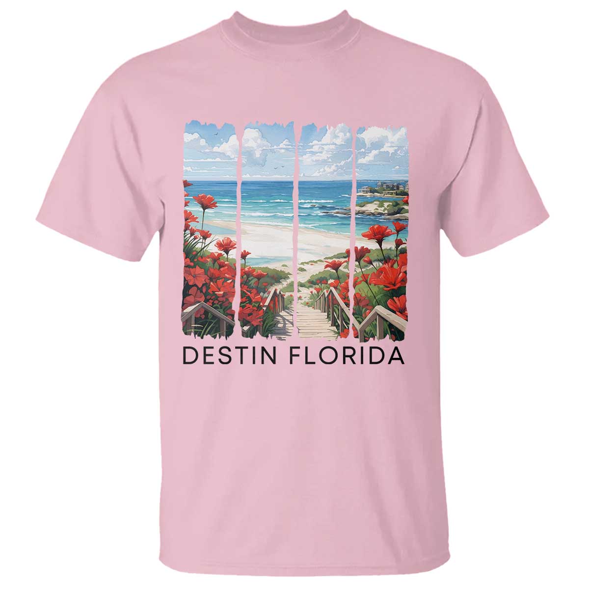 Destin Florida T Shirt Summer Travel Beach Vacation Gift