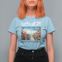 Destin Florida T Shirt For Women Summer Travel Beach Vacation Gift
