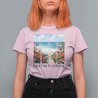 Destin Florida T Shirt For Women Summer Travel Beach Vacation Gift