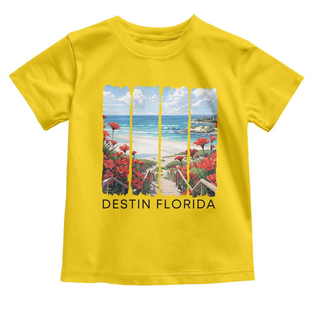 Destin Florida Toddler T Shirt Summer Travel Beach Vacation Gift