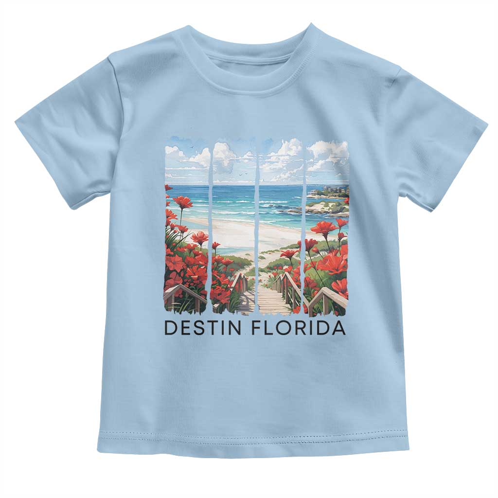 Destin Florida Toddler T Shirt Summer Travel Beach Vacation Gift