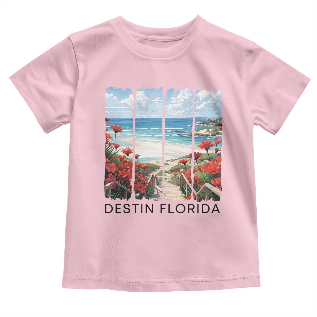 Destin Florida Toddler T Shirt Summer Travel Beach Vacation Gift