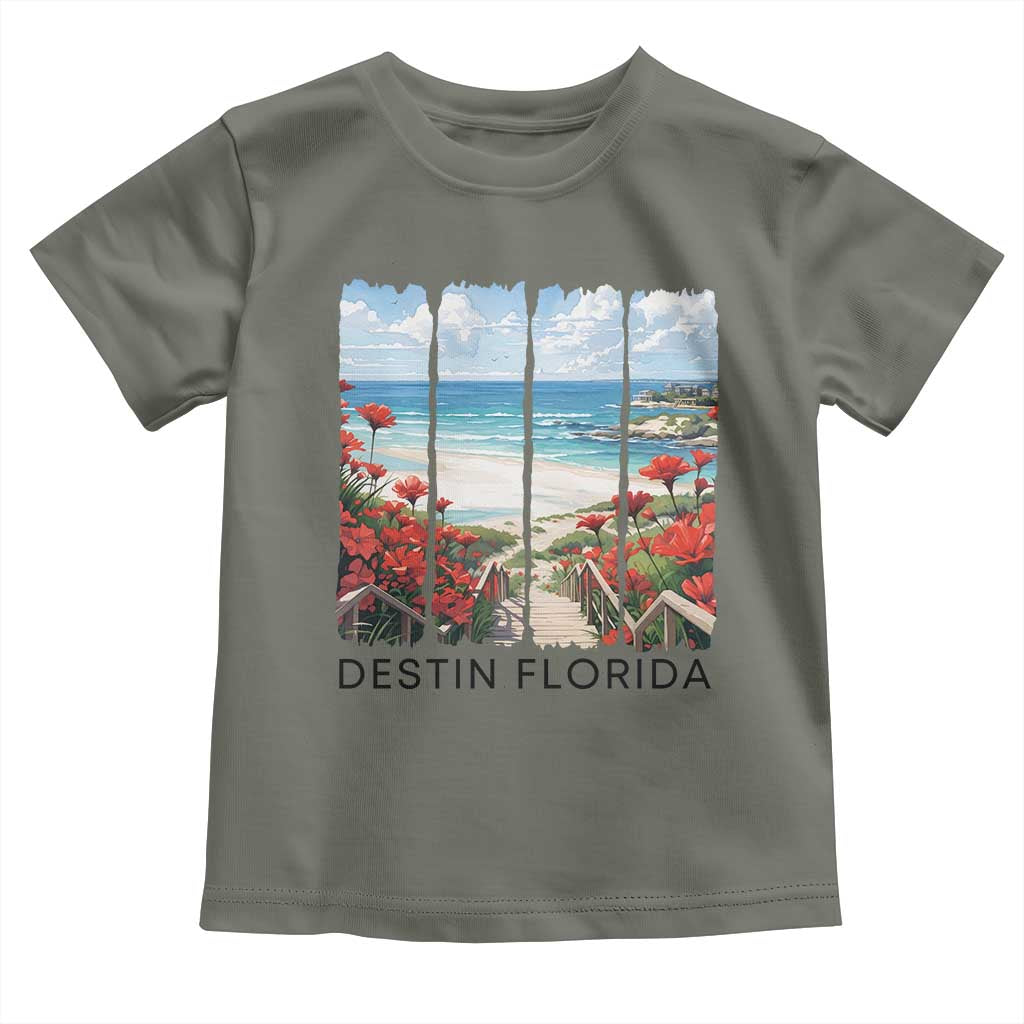 Destin Florida Toddler T Shirt Summer Travel Beach Vacation Gift
