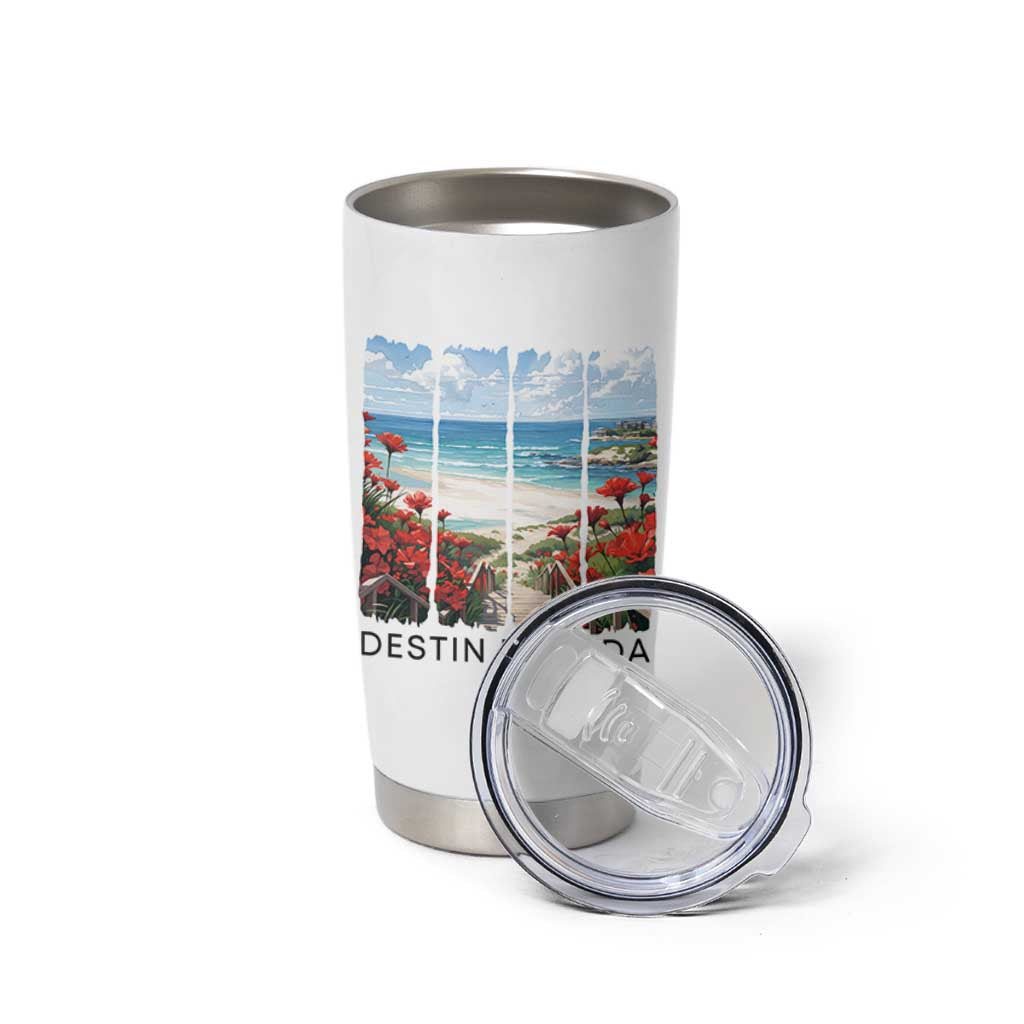 Destin Florida Tumbler Cup Summer Travel Beach Vacation Gift
