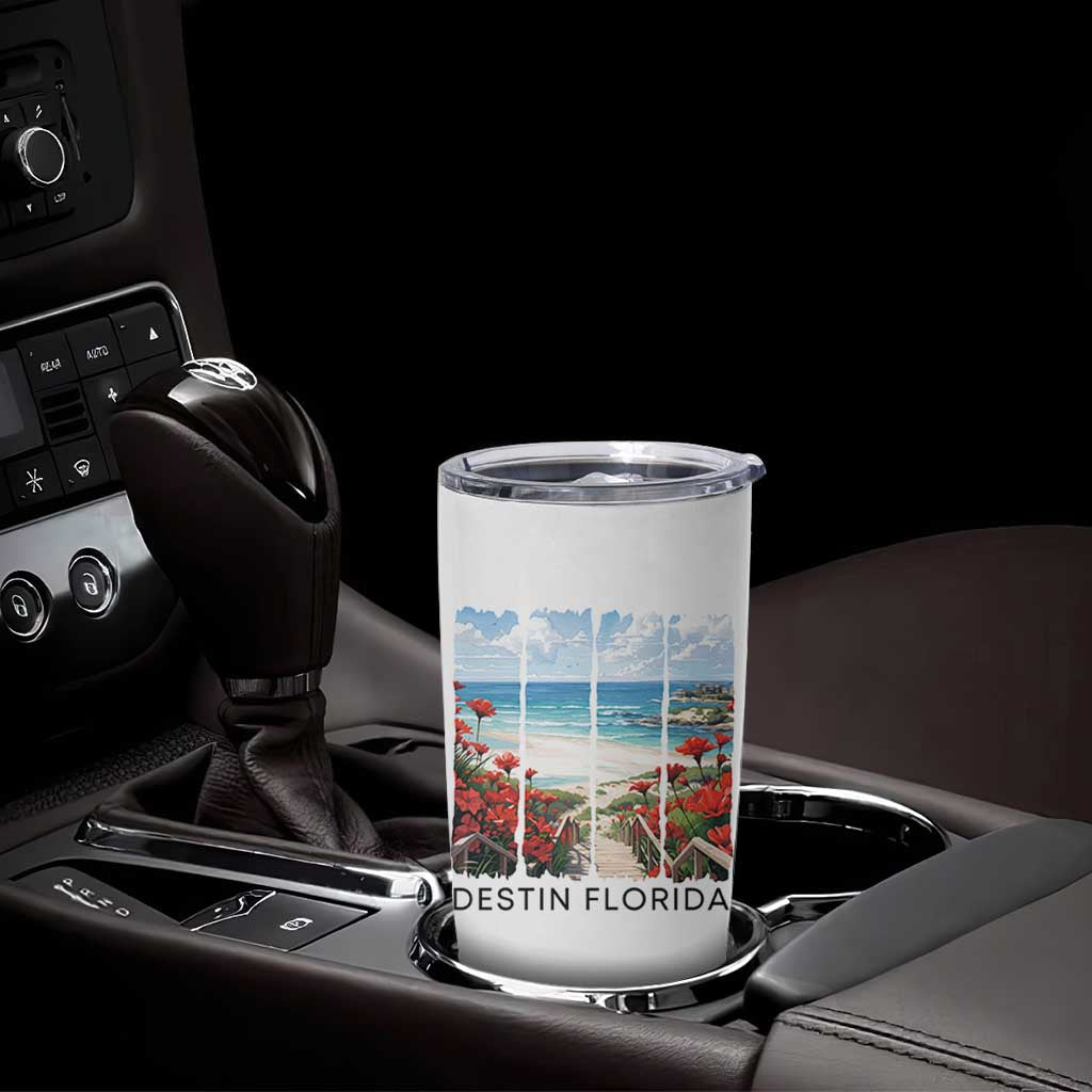 Destin Florida Tumbler Cup Summer Travel Beach Vacation Gift