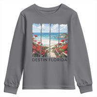 Destin Florida Youth Sweatshirt Summer Travel Beach Vacation Gift