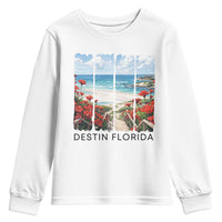 Destin Florida Youth Sweatshirt Summer Travel Beach Vacation Gift