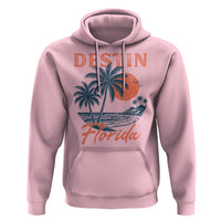 Vintage Destin Florida Beach Hoodie Sunset Palm Tree Graphic