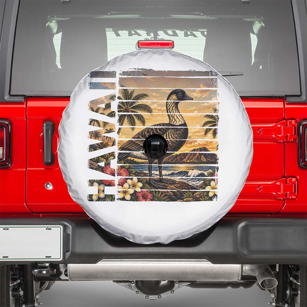 Hawaii Tropical Bird Spare Tire Cover Summer Island Vacation Gift