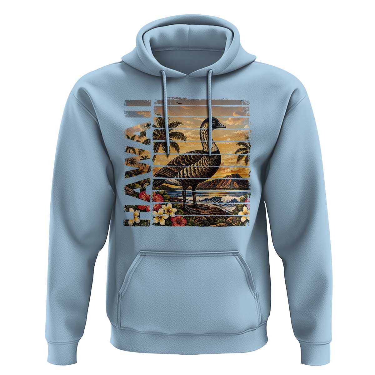 Hawaii Tropical Bird Hoodie Summer Island Vacation Gift