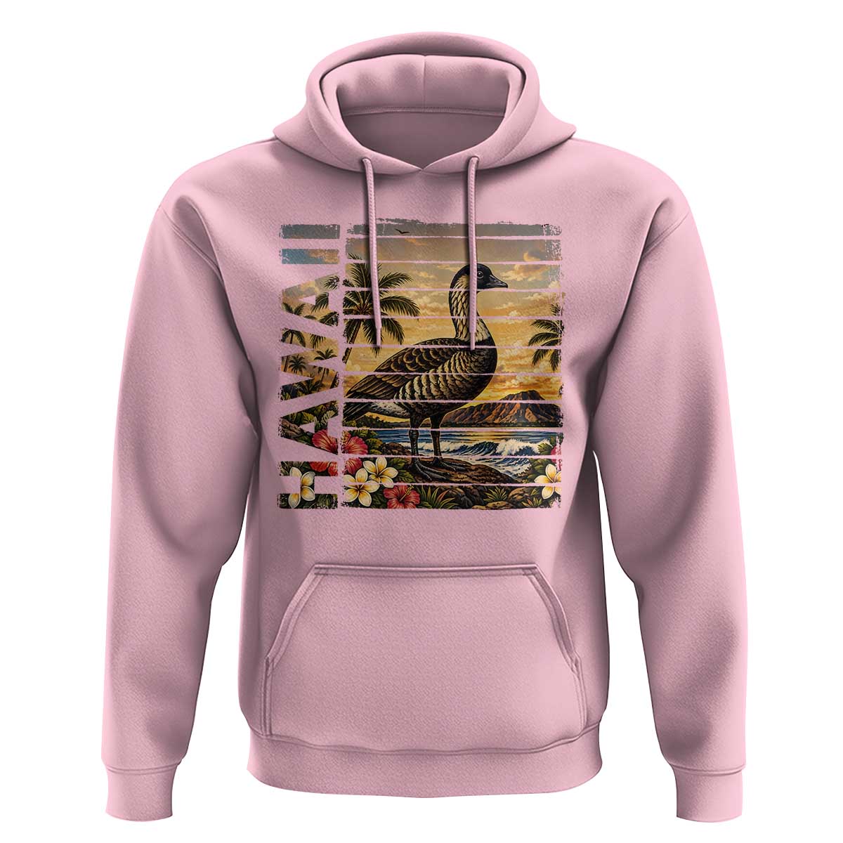 Hawaii Tropical Bird Hoodie Summer Island Vacation Gift