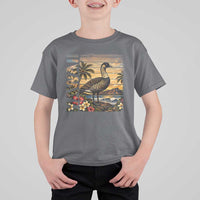 Hawaii Tropical Bird T Shirt For Kid Summer Island Vacation Gift
