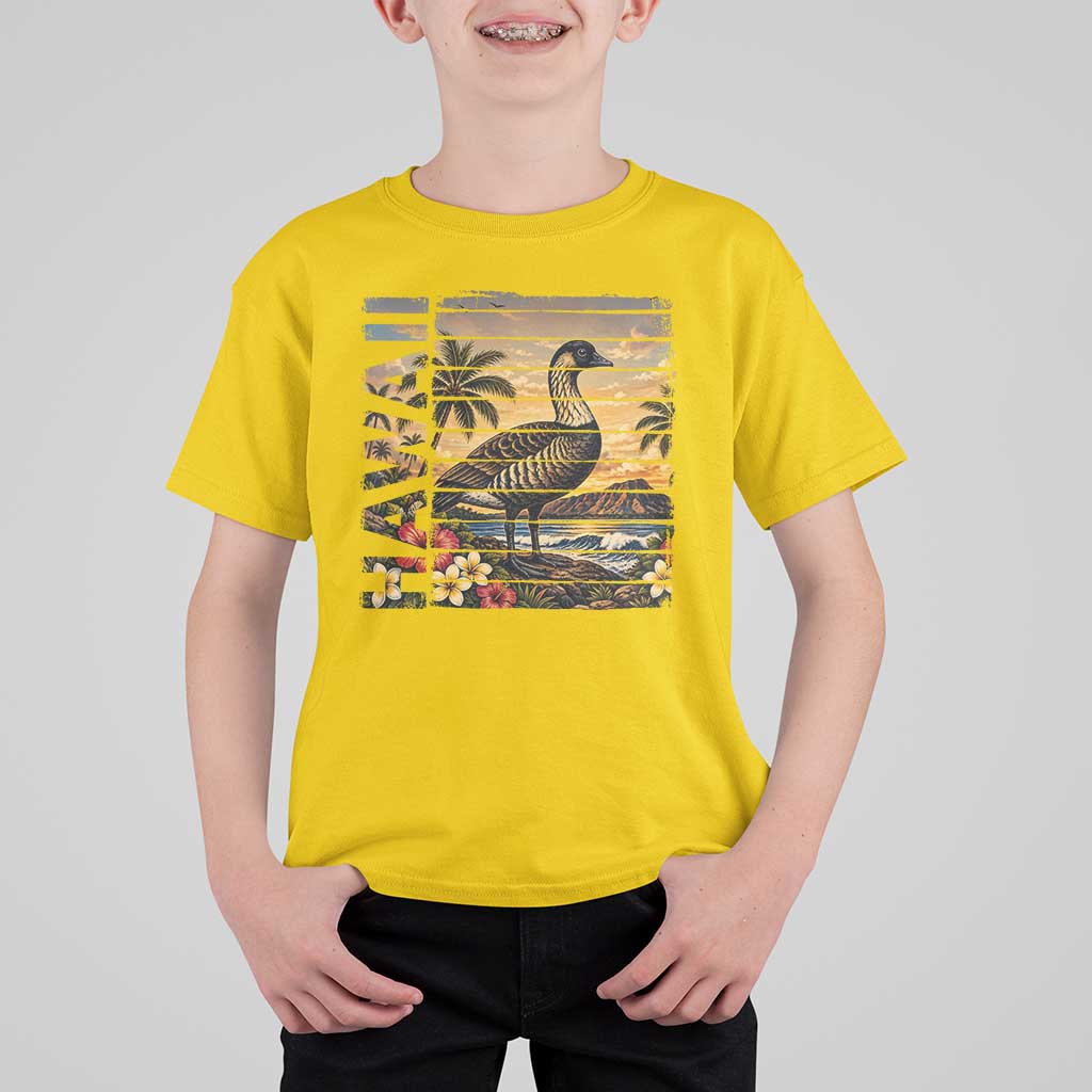 Hawaii Tropical Bird T Shirt For Kid Summer Island Vacation Gift
