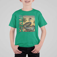 Hawaii Tropical Bird T Shirt For Kid Summer Island Vacation Gift