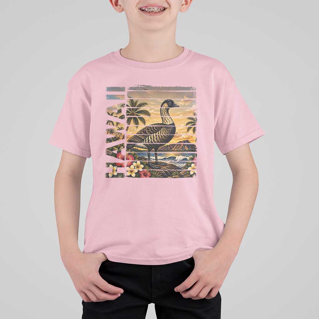 Hawaii Tropical Bird T Shirt For Kid Summer Island Vacation Gift