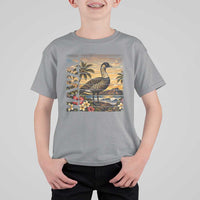 Hawaii Tropical Bird T Shirt For Kid Summer Island Vacation Gift
