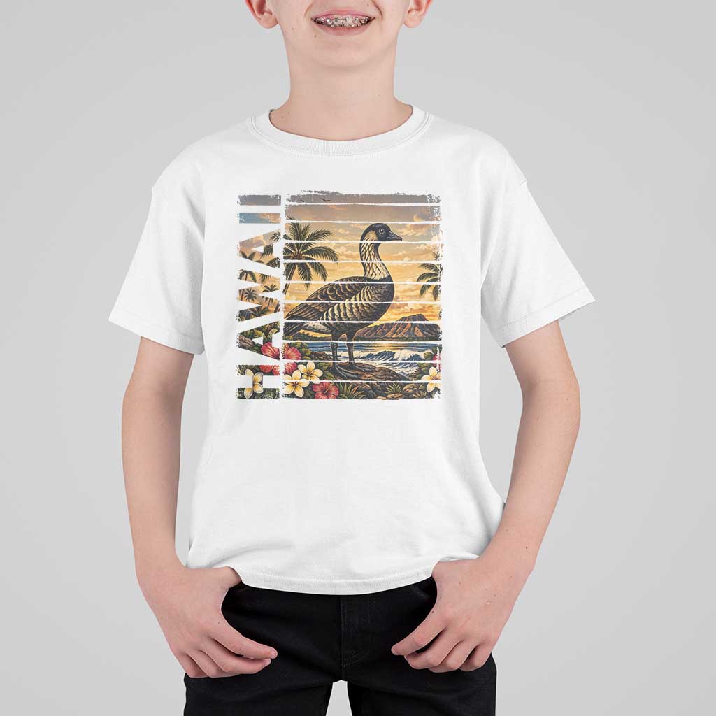 Hawaii Tropical Bird T Shirt For Kid Summer Island Vacation Gift
