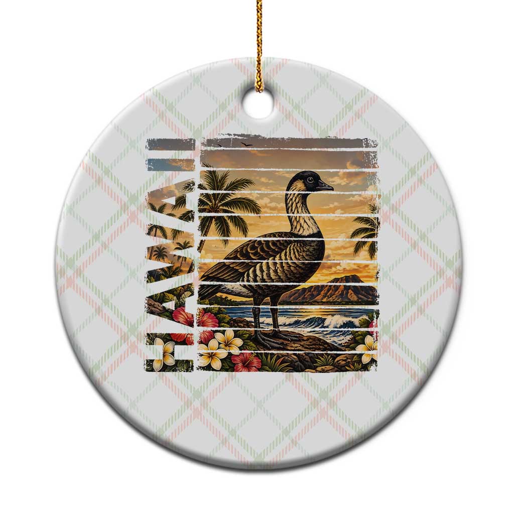 Hawaii Tropical Bird Ceramic Ornament Summer Island Vacation Gift