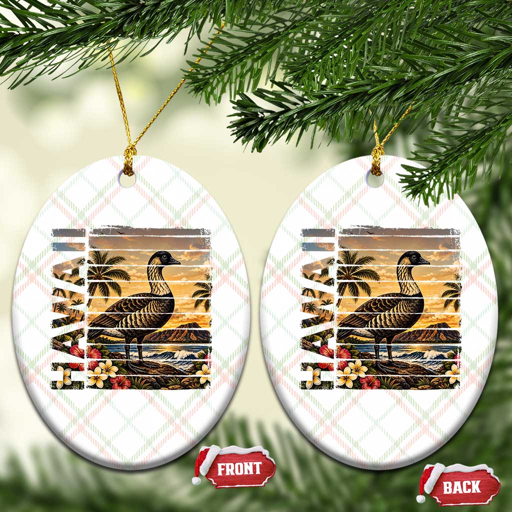 Hawaii Tropical Bird Ceramic Ornament Summer Island Vacation Gift