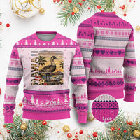 Hawaii Tropical Bird Ugly Christmas Sweater Summer Island Vacation Gift