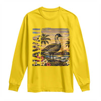 Hawaii Tropical Bird Long Sleeve Shirt Summer Island Vacation Gift