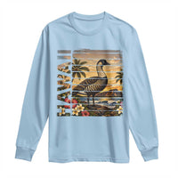 Hawaii Tropical Bird Long Sleeve Shirt Summer Island Vacation Gift