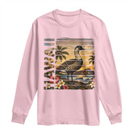 Hawaii Tropical Bird Long Sleeve Shirt Summer Island Vacation Gift