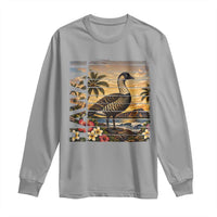 Hawaii Tropical Bird Long Sleeve Shirt Summer Island Vacation Gift