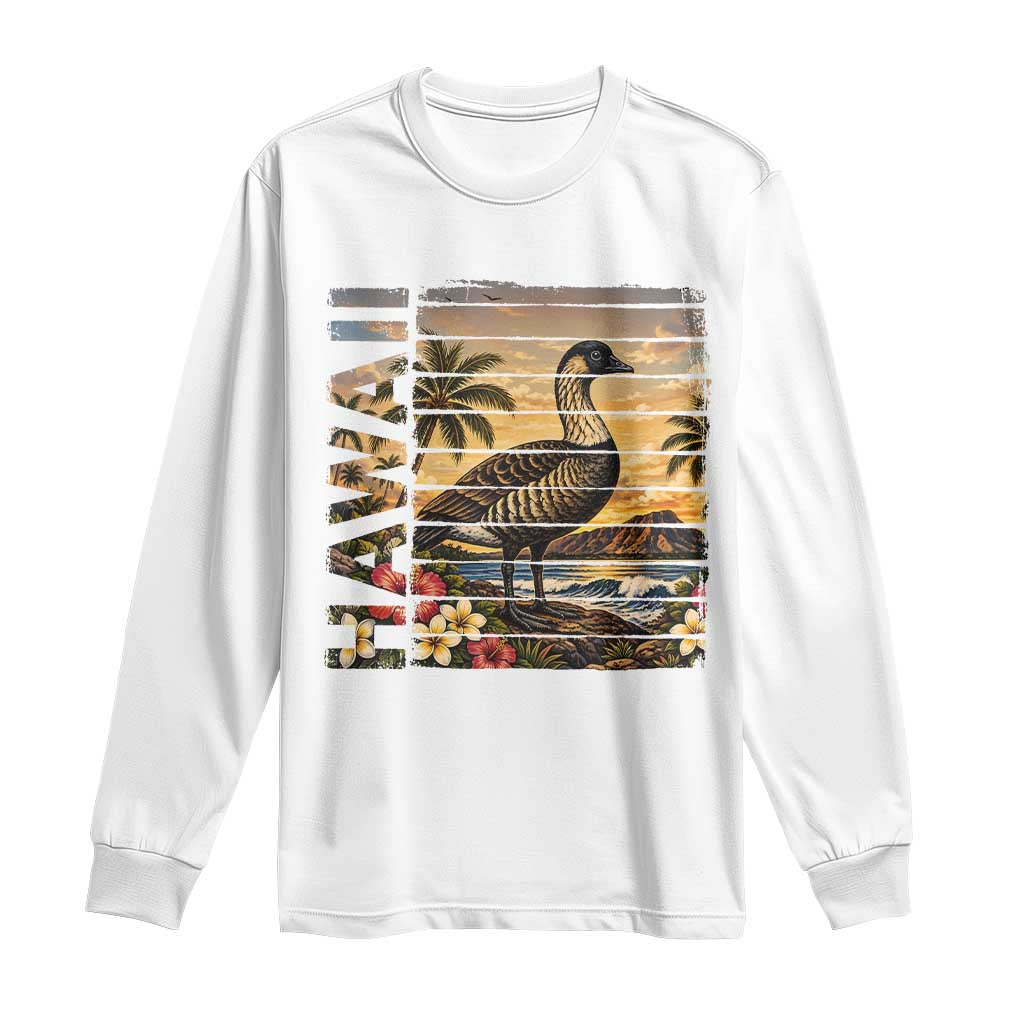 Hawaii Tropical Bird Long Sleeve Shirt Summer Island Vacation Gift
