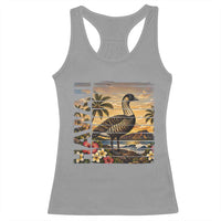 Hawaii Tropical Bird Racerback Tank Top Summer Island Vacation Gift