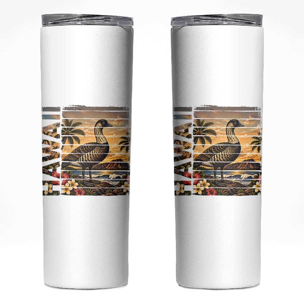 Hawaii Tropical Bird Skinny Tumbler Summer Island Vacation Gift